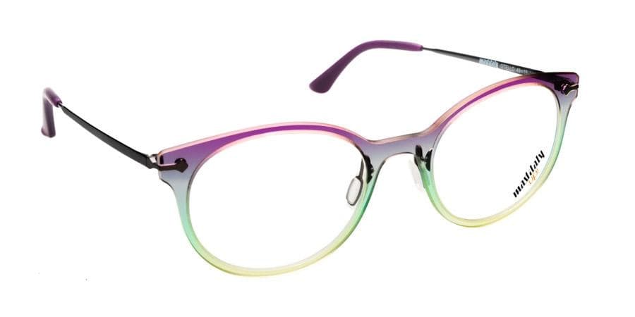 Mad in Italy Otello Eyeglasses Dark Magenta 49mm Women