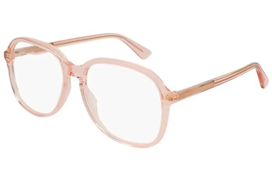 Gucci GG0259O 005 Eyeglasses Orange 55mm Women