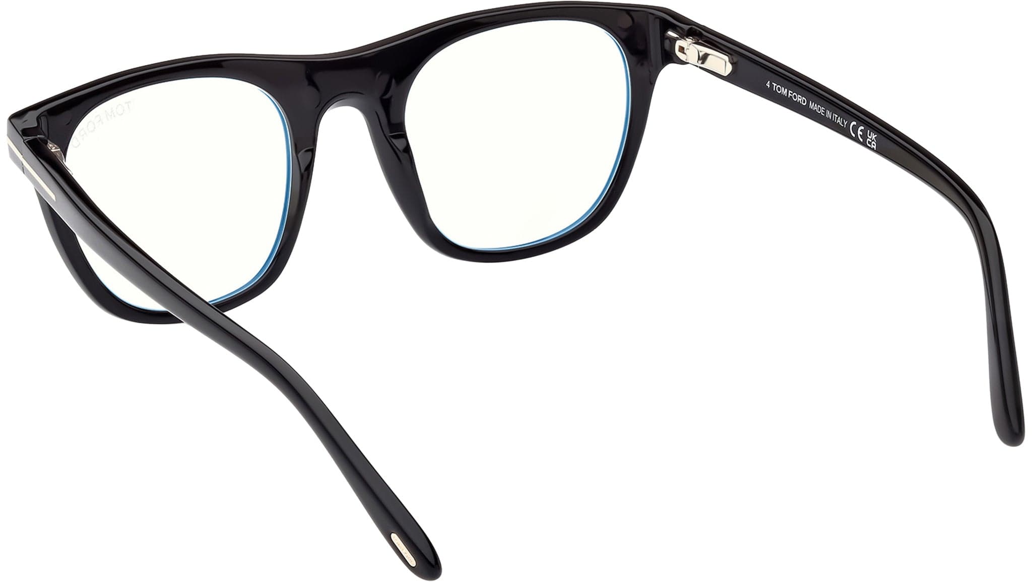Tom Ford FT5895-B 001 Eyeglasses Shiny Black 51mm 4