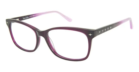 Nicole Miller Jaida C03 Eyeglasses Purple 57mm Women