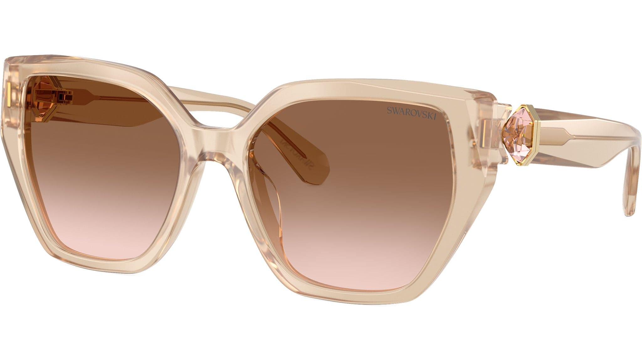 Swarovski SK6044U 103413 Sunglasses Milky Beige 56mm Women