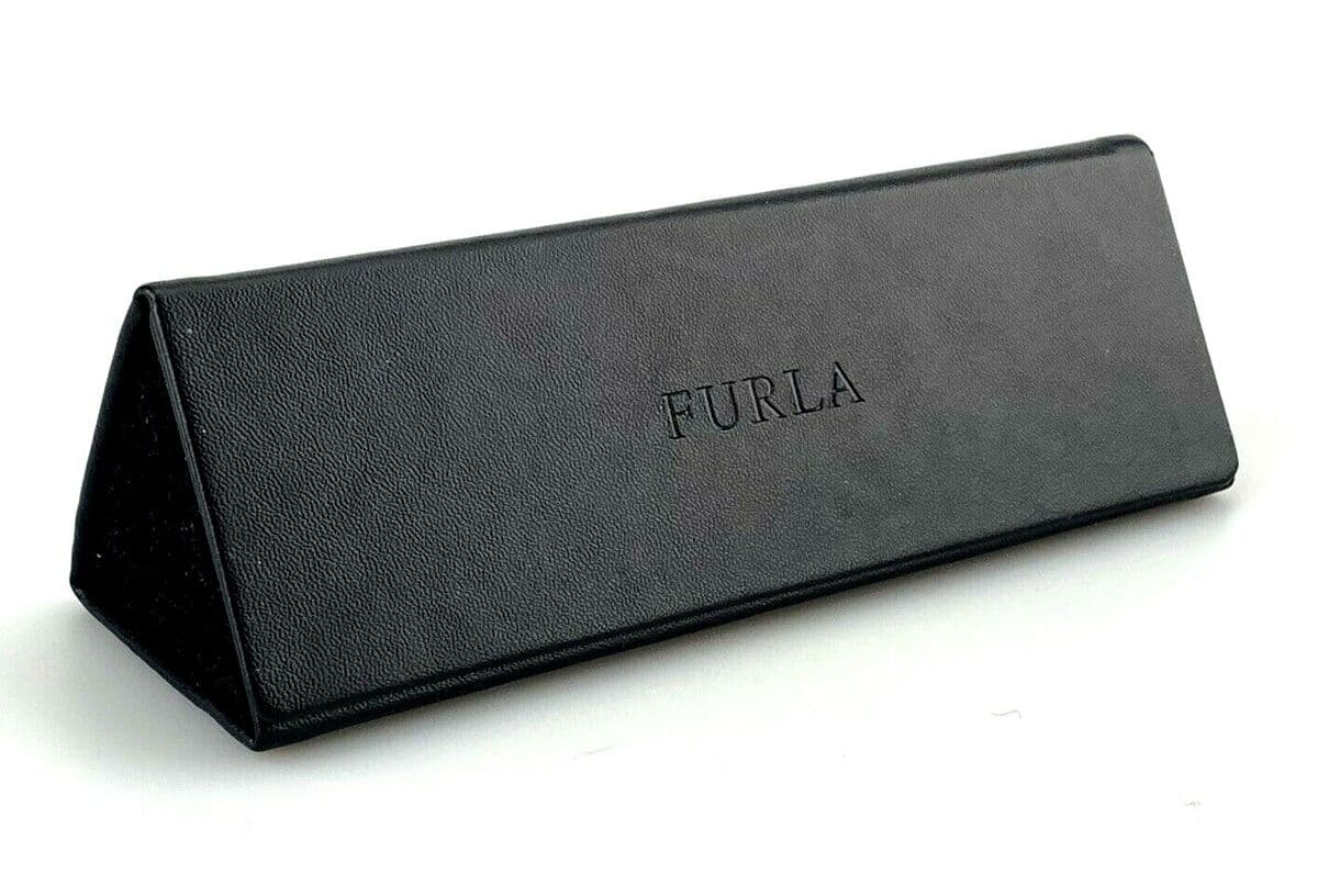 Furla VFU636 0855 Eyeglasses Shiny Transparent Azure 54mm Women _Case