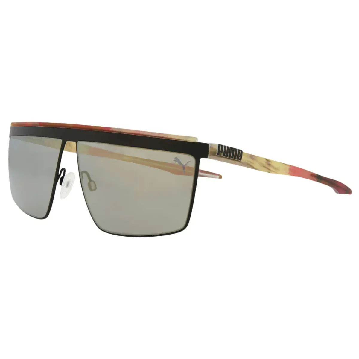 Puma PU313S 003 Sunglasses Black Crystal 63mm Unisex