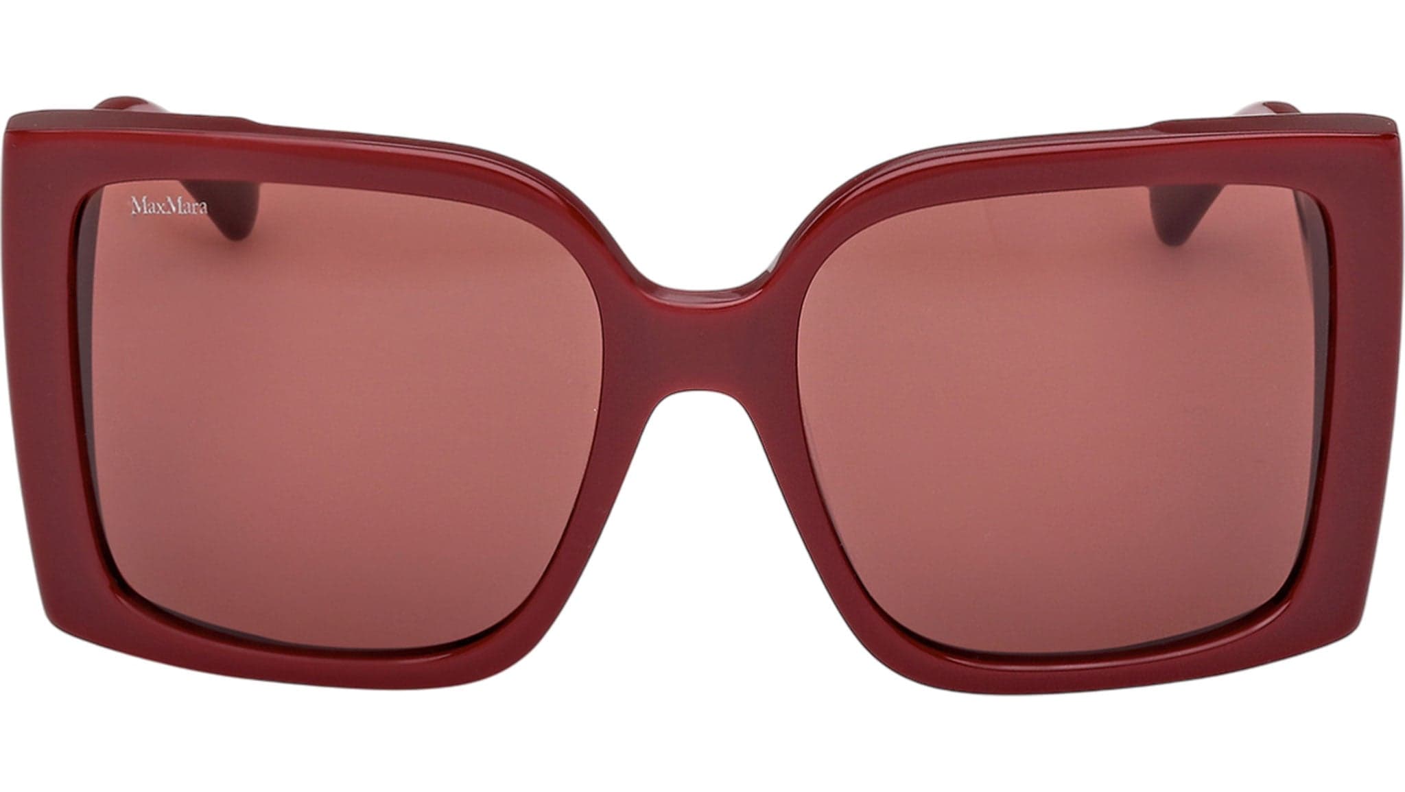 Max Mara MM0131 69S Sunglasses Shiny Bordeaux 56mm Women 2