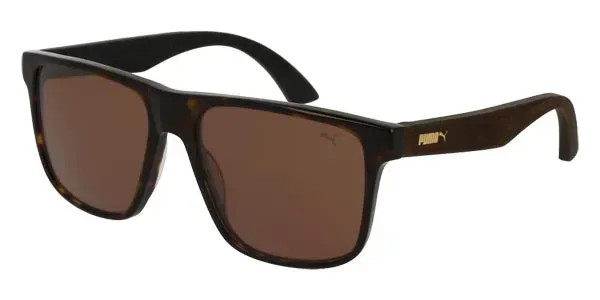 Puma PU0104S 002 Sunglasses Havana 54mm Women