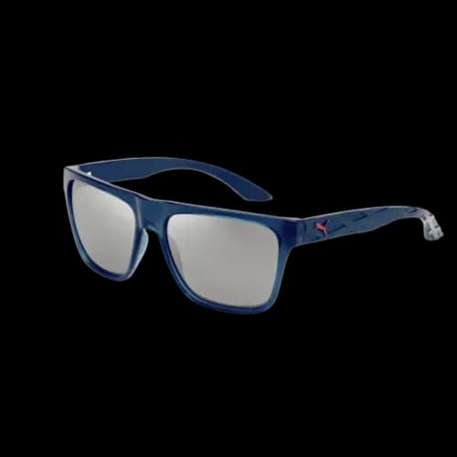 Puma PU0008 005 Sunglasses Blue 57mm Men