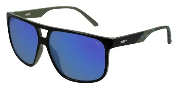 Puma PU0200S 003 Sunglasses Black 60mm Unisex