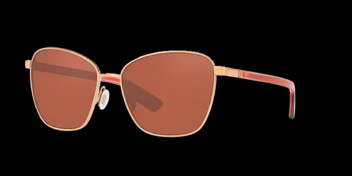 Costa Del Mar 06S4004 Paloma 400404 Sunglasses Brushed Rose Gold 58mm Women