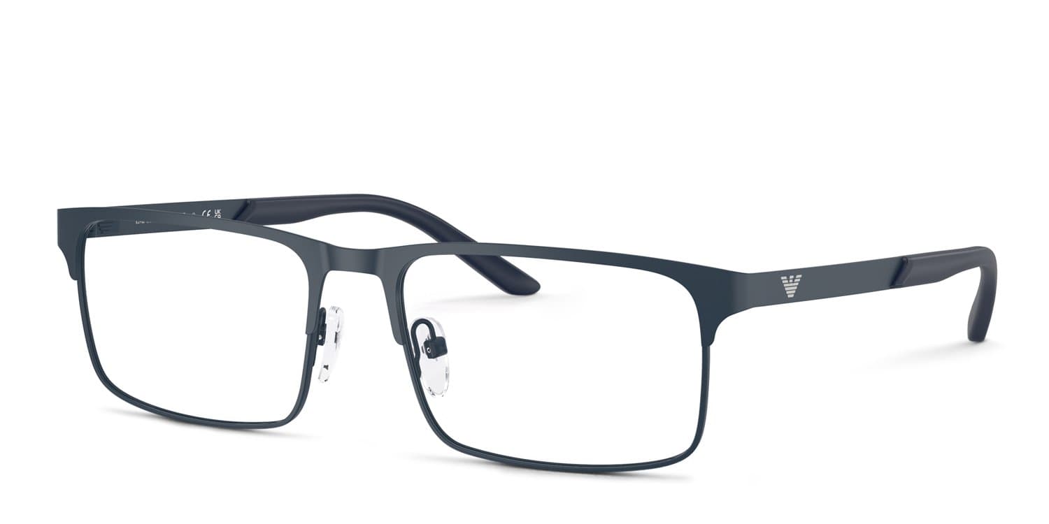 Emporio Armani 0EA1170 3396 Eyeglasses Matte Blue 55mm Men
