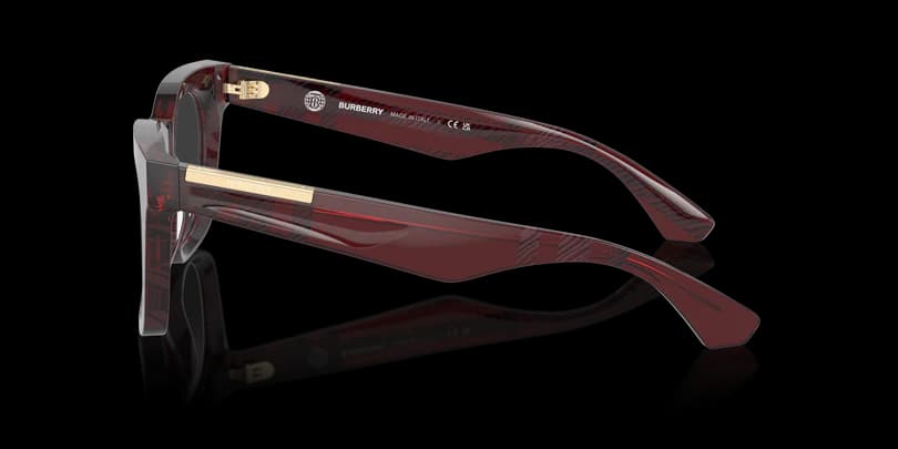 Burberry 0BE2407 4115 Eyeglasses Checkered Red 51mm Women 3