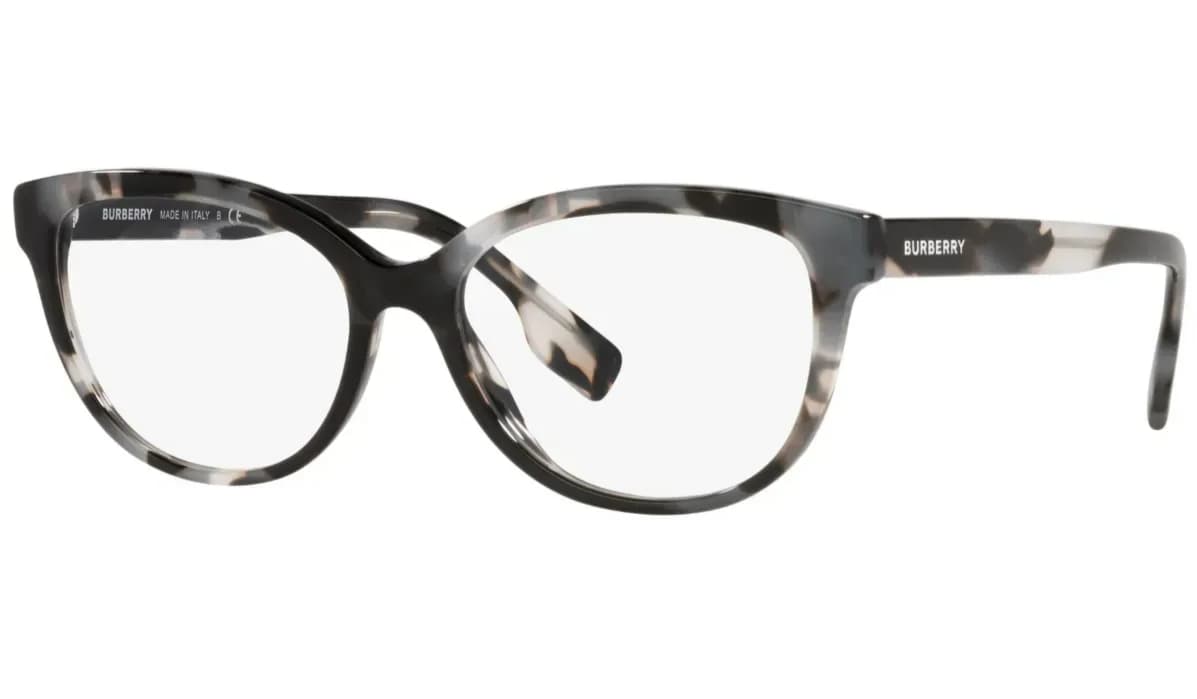 Burberry BE2357 ESME Eyeglasses Top Check/grey Havana 52mm Women