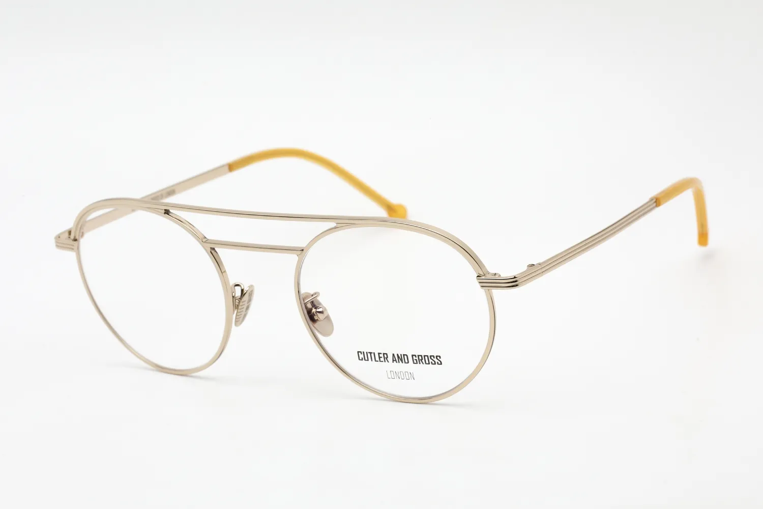 Cutler and Gross CG1269 011 Eyeglasses Silver 50mm Men