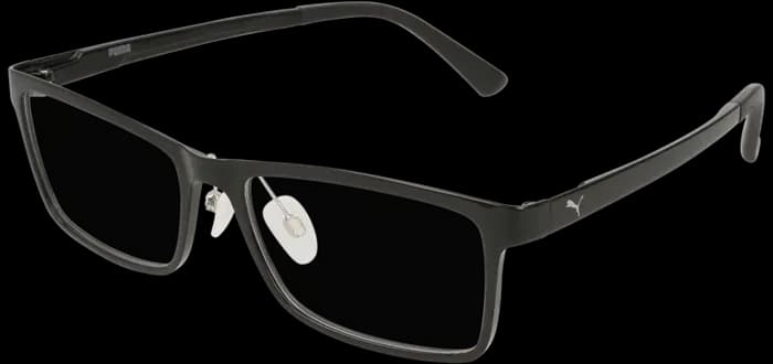 Puma PE0039OA 001 Eyeglasses Black 55mm Unisex