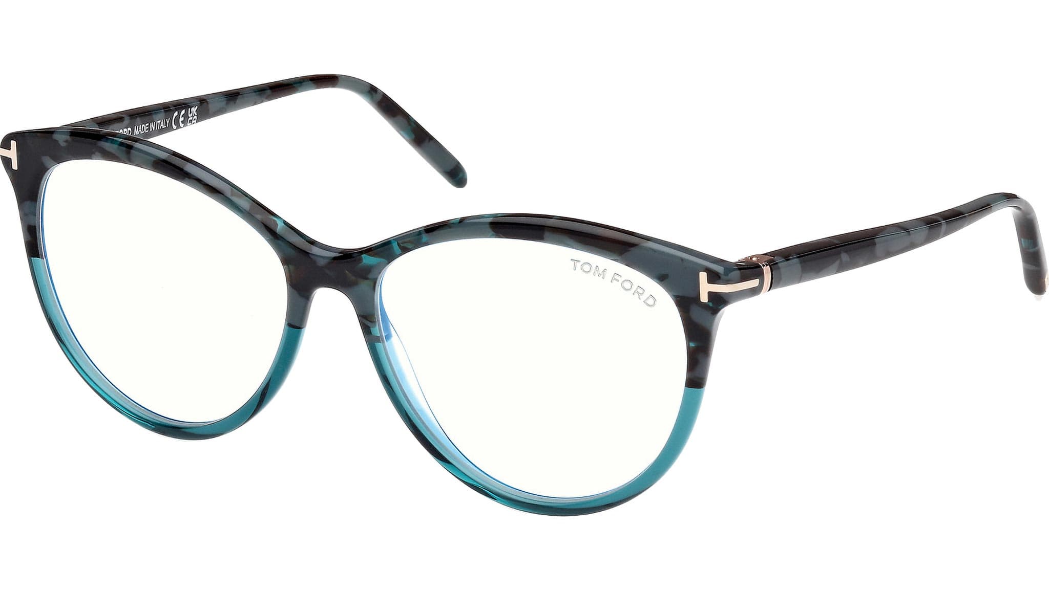 Tom Ford FT5990-B 055 Eyeglasses Coloured Havana 55mm Women