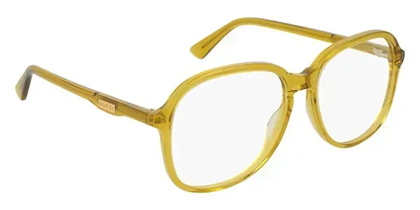Gucci GG0259O 006 Eyeglasses Yellow 55mm Women