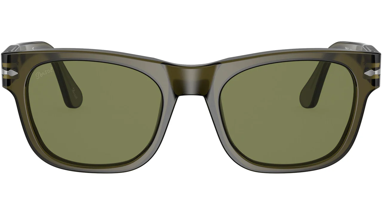 Persol 0PO3269S 11034E Sunglasses Transparent Green 52mm Men 2