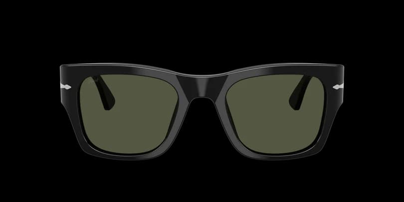 Persol PO3384S 95/31 Sunglasses Polished Black 52mm Unisex 2
