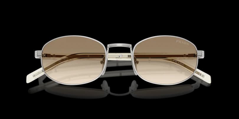 Prada 0PR B53S 1BC80K Sunglasses Silver 52mm Women 5