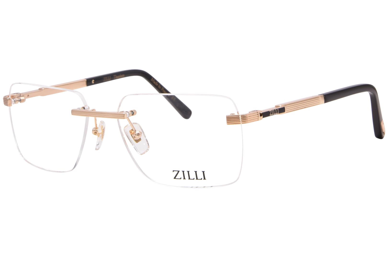 Zilli ZI60086 C01 Eyeglasses Gold 58mm Men