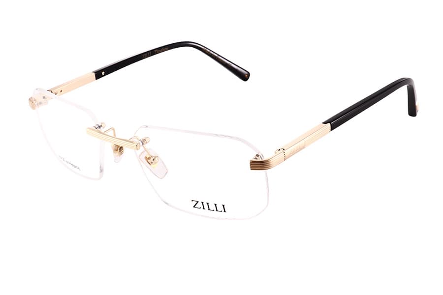 Zilli ZI60093 C01 Eyeglasses Gold 59mm Men