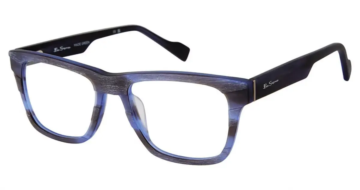 Ben Sherman WOOD C04 Eyeglasses Blue 52mm Men
