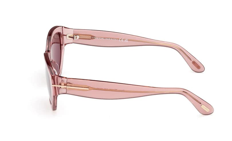 Tom Ford FT1086 72E Sunglasses Shiny Pink 55mm Women 3