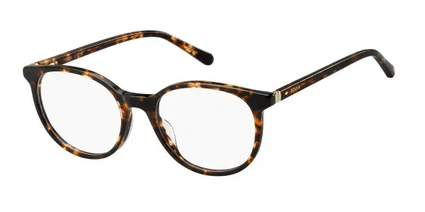 Fossil 7086 086 Eyeglasses Dark Havana 50mm Women