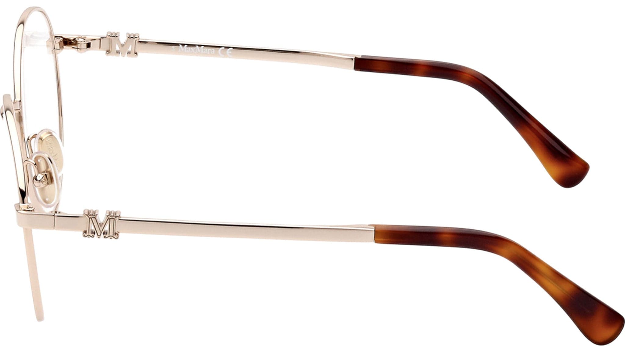 Max Mara MM5081 032 Eyeglasses Pale Gold 55mm 3