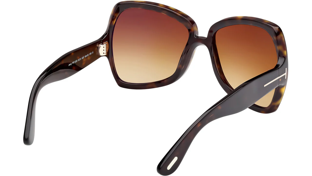 Tom Ford FT1222 52F Sunglasses Dark Havana 60mm Women 5
