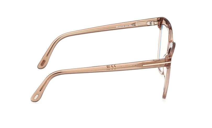 Tom Ford FT6042B 045 Eyeglasses Shiny Light Brown 54mm Women 5