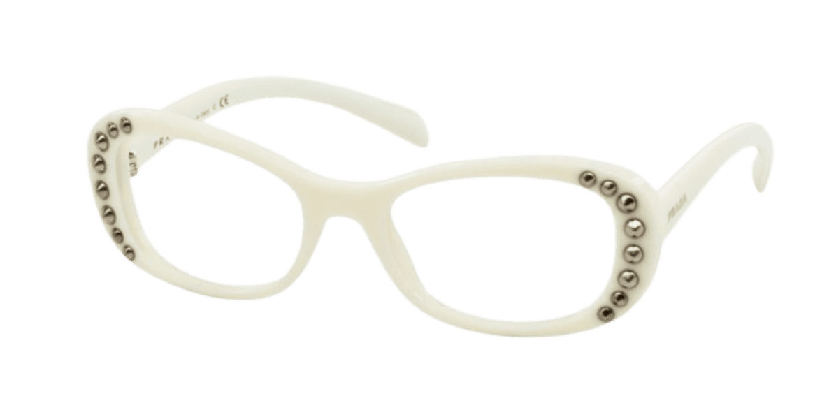 Prada VPR 21R 7S3-1O1 Eyeglasses Ivory 53mm Unisex