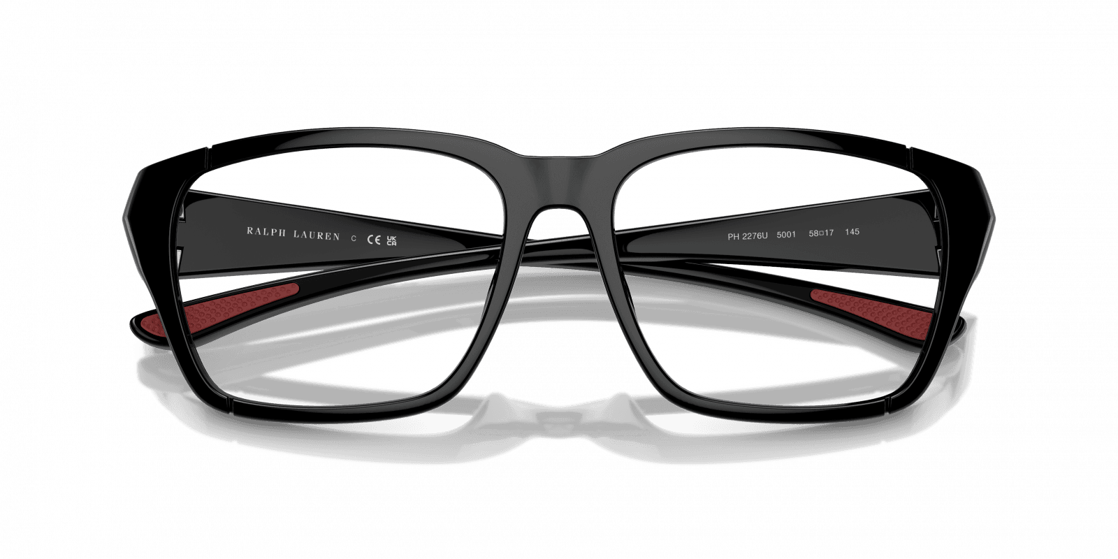 Polo Ralph Lauren 0PH2276U 5001 Eyeglasses Shiny Black 58mm Men 5