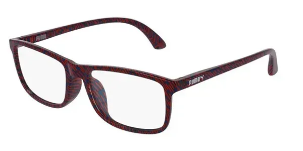 Puma PU0081OA 003 Eyeglasses Blue 55mm Men