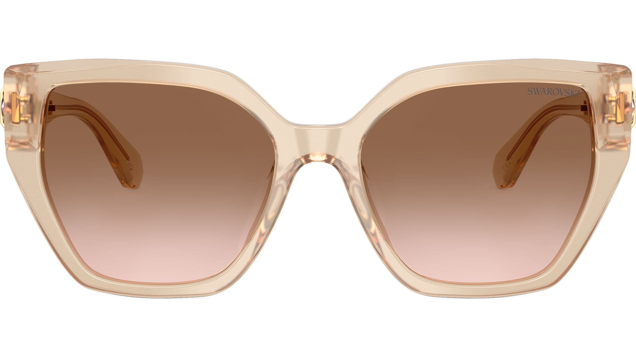 Swarovski SK6044U 103413 Sunglasses Milky Beige 56mm Women 2