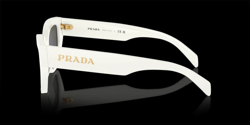 Prada 0PR A09S 1425S0 Sunglasses Talc 53mm Women 2