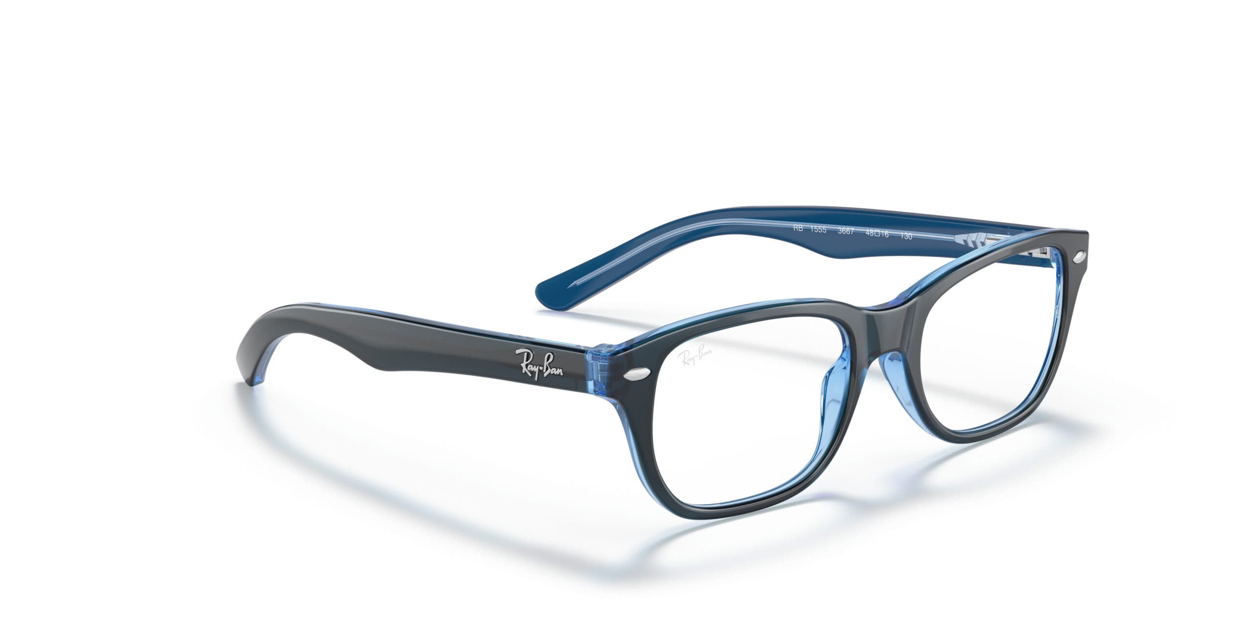 Ray-Ban RB1555 3667 Eyeglasses Blue 48mm Kids 4