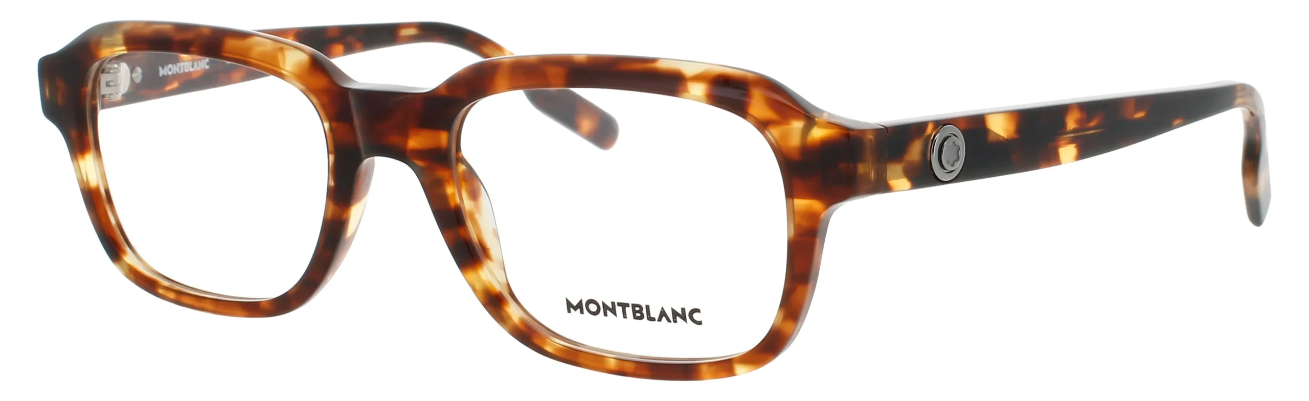 Montblanc MB0202O 003 Eyeglasses Havana 52mm Men