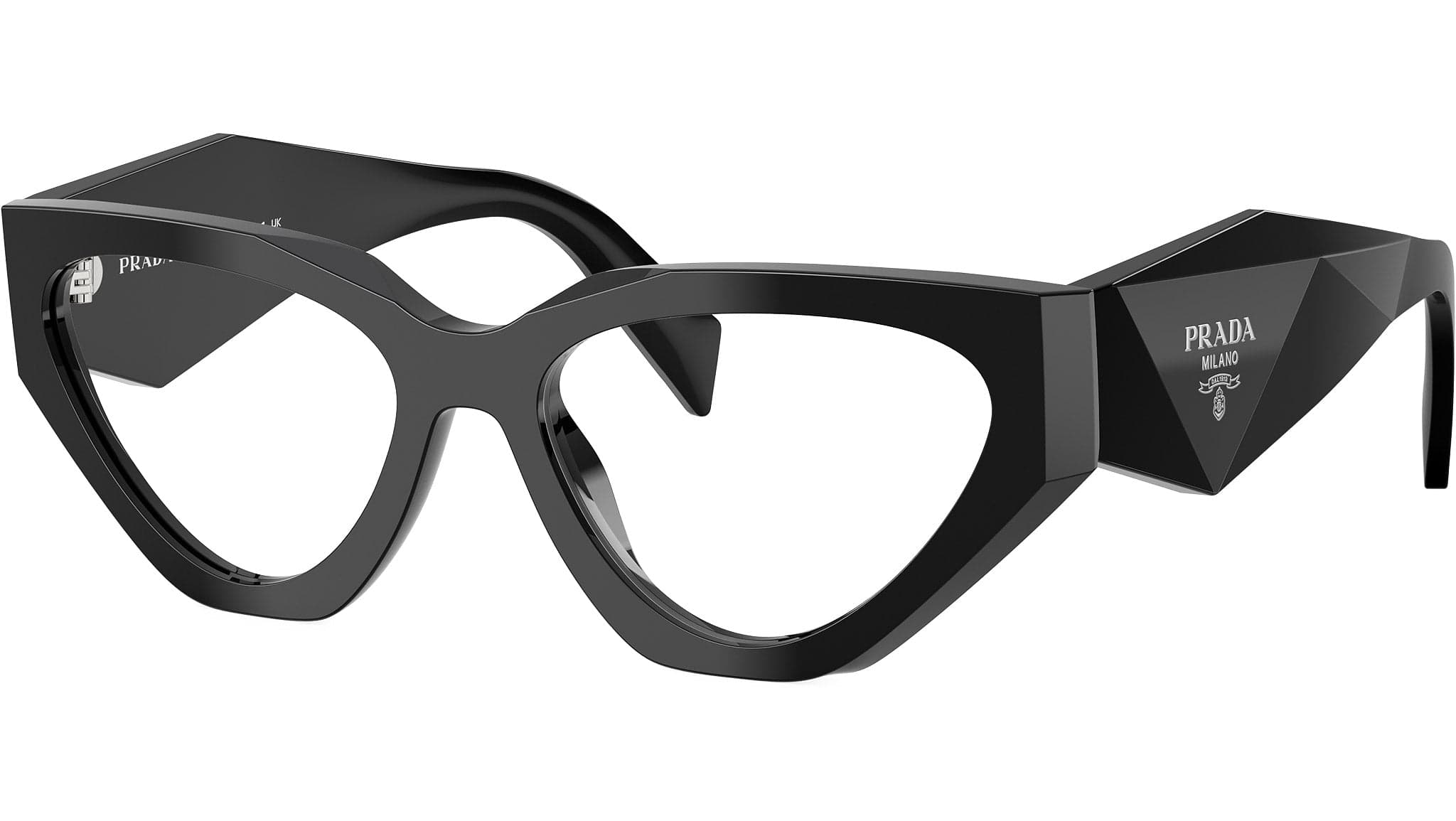 Prada PR C07V 16K1O1 Eyeglasses Black 54mm Women