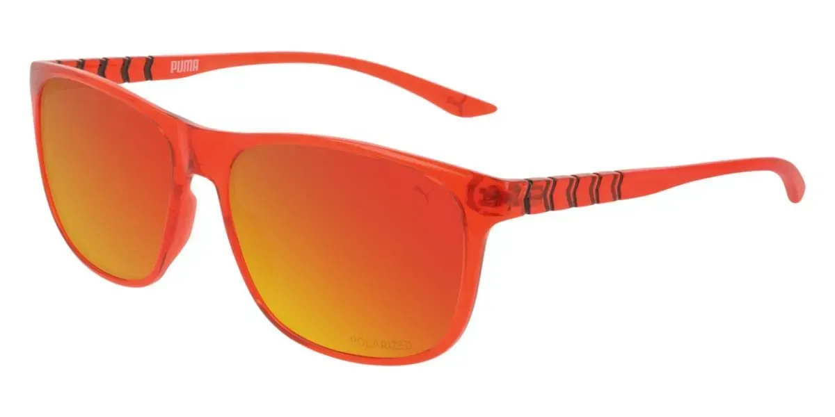 Puma PU0132S 010 Sunglasses Red 56mm Unisex