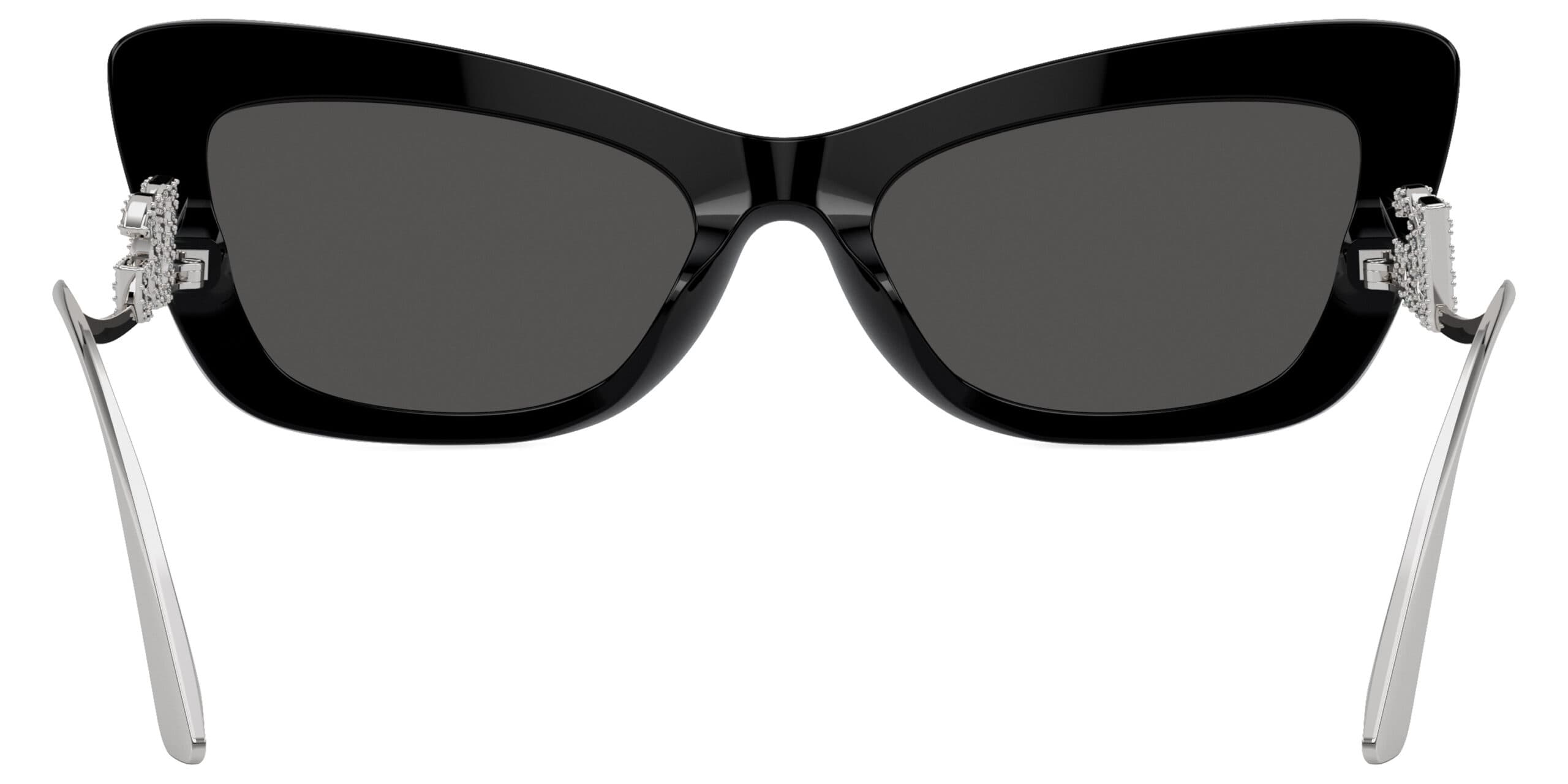 Dolce & Gabbana DG4467B 501/87 Sunglasses Black Silver 55mm Women 4