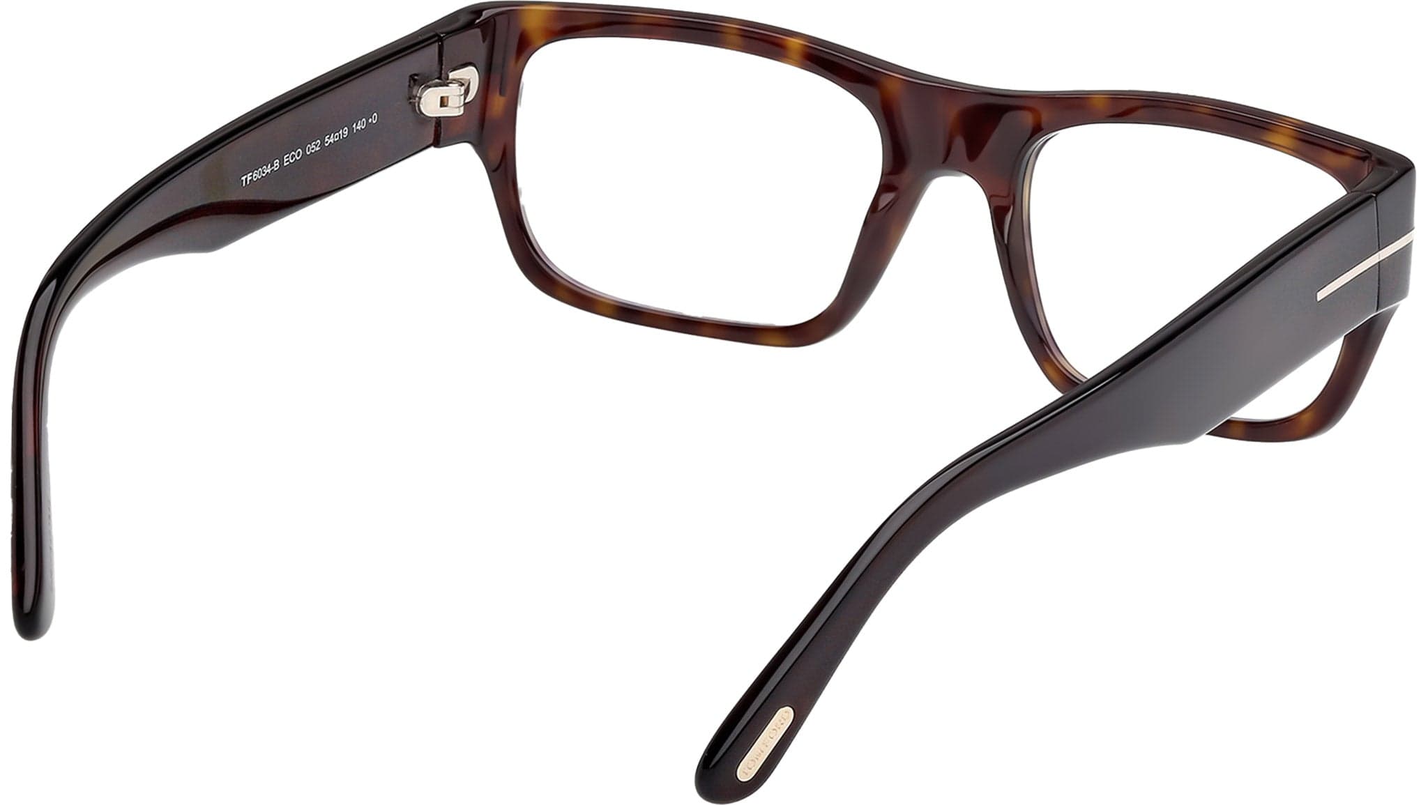 Tom Ford FT6034-B 052 Eyeglasses Dark Havana 54mm Men 5