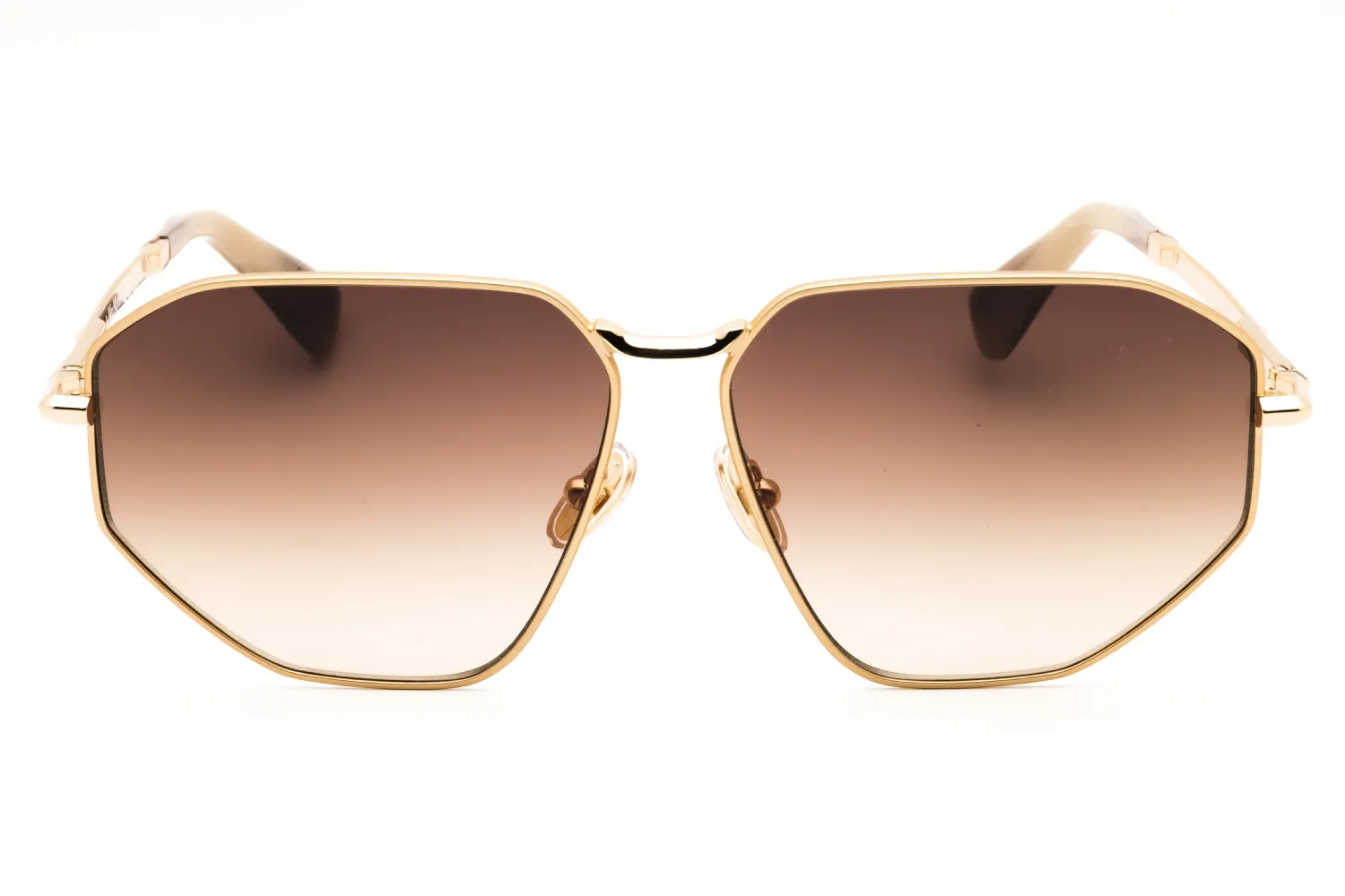 Max Mara MM0143 32F Sunglasses Gold 59mm Women 2