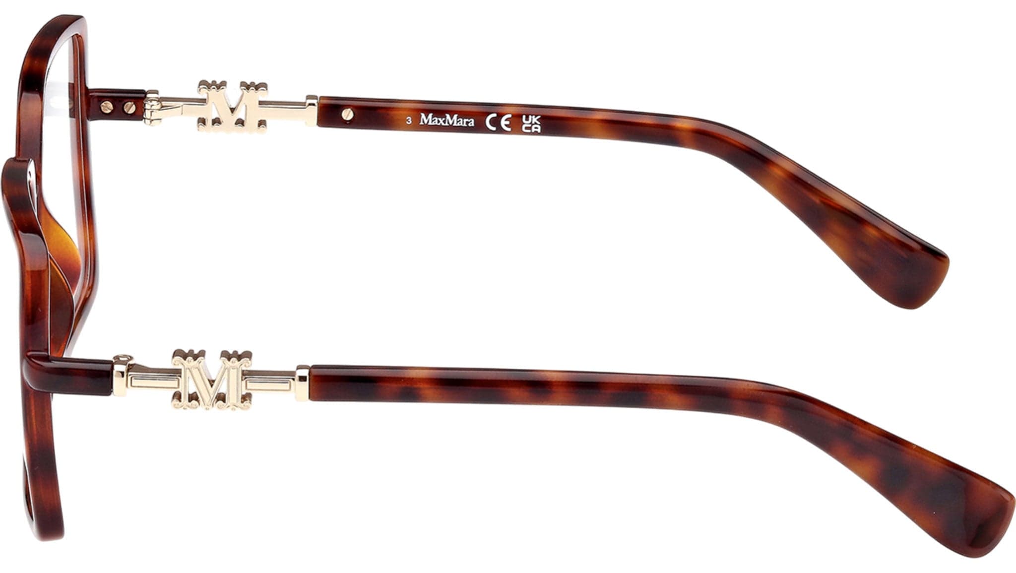Max Mara MM5108-H 053 Eyeglasses Blonde Havana 55mm Women 3