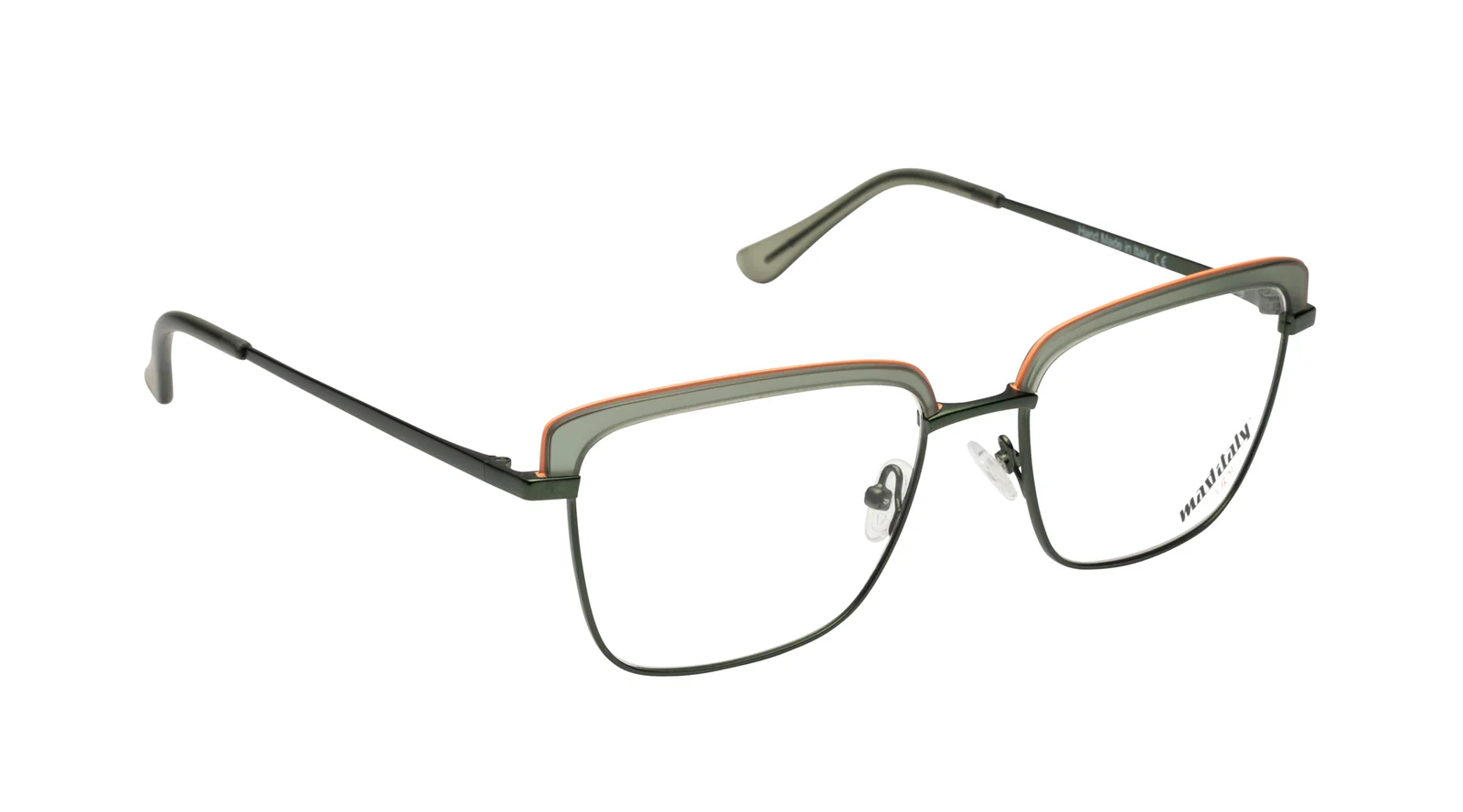 Mad in Italy Pasolini C03 Eyeglasses Green Mint Nylon 54mm Unisex 2