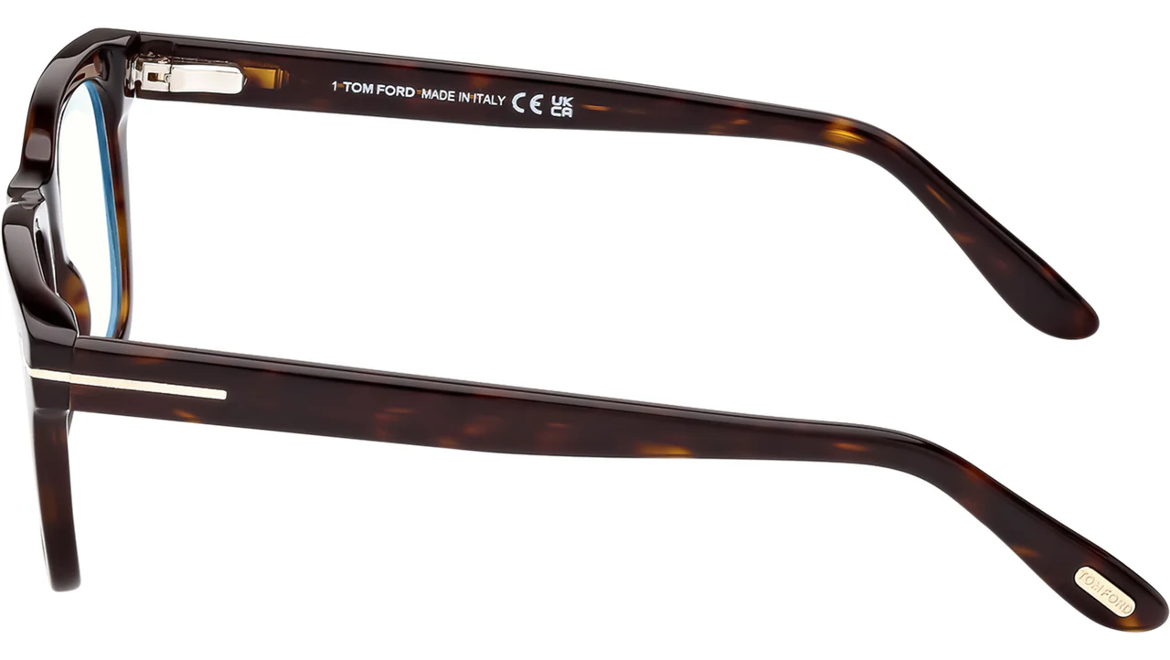 Tom Ford FT5820B 052 Eyeglasses Dark Havana 50mm Men 4