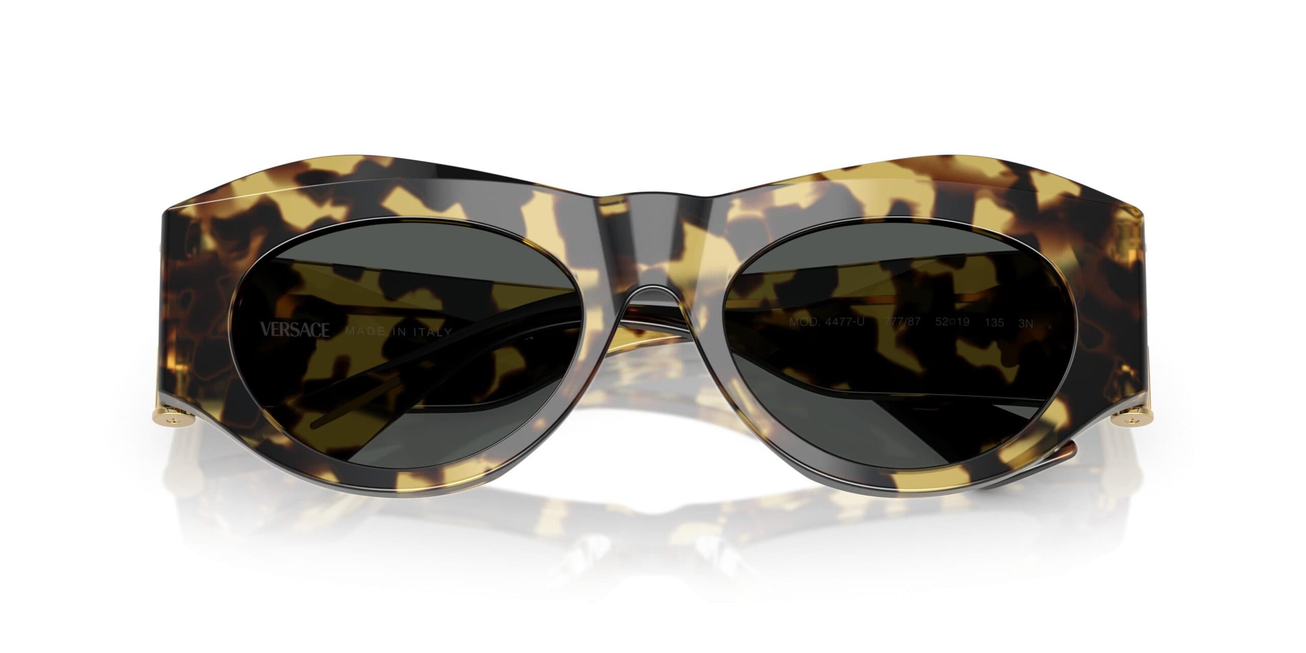 Versace 0VE4477U 777/87 Sunglasses Yellow 52mm Women 5