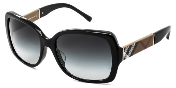 Burberry B4160 34338G Sunglasses Black 58mm Women