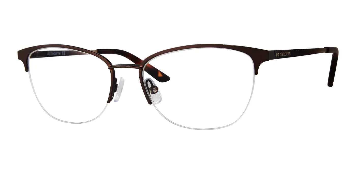 Liz Claiborne L466 0YZ4 Eyeglasses Matte Brown 50mm Women