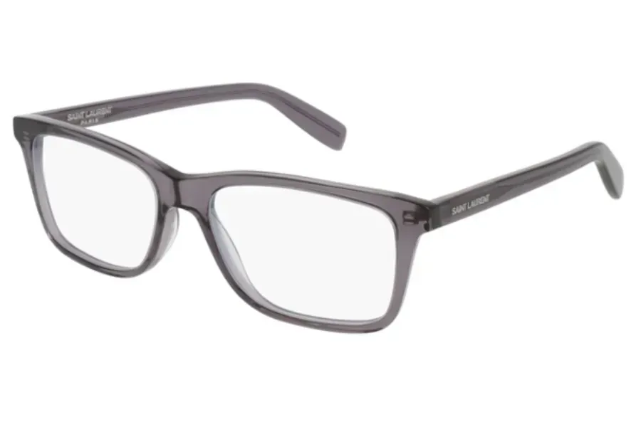 Saint Laurent SL164 007 Eyeglasses Gray 55mm Men