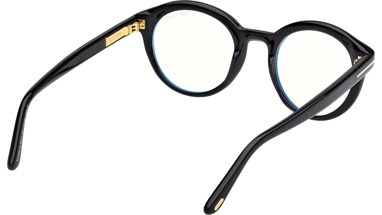 Tom Ford FT6061B 001 Eyeglasses Shiny Black 50mm Unisex 5